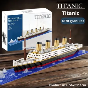 Creatieve Luxe Titanic Diy Model Speelgoed Ijsberg Cruise Plastic Model Bouwstenen Voor Jongens Meisjes Volwassenen - Product Image 4