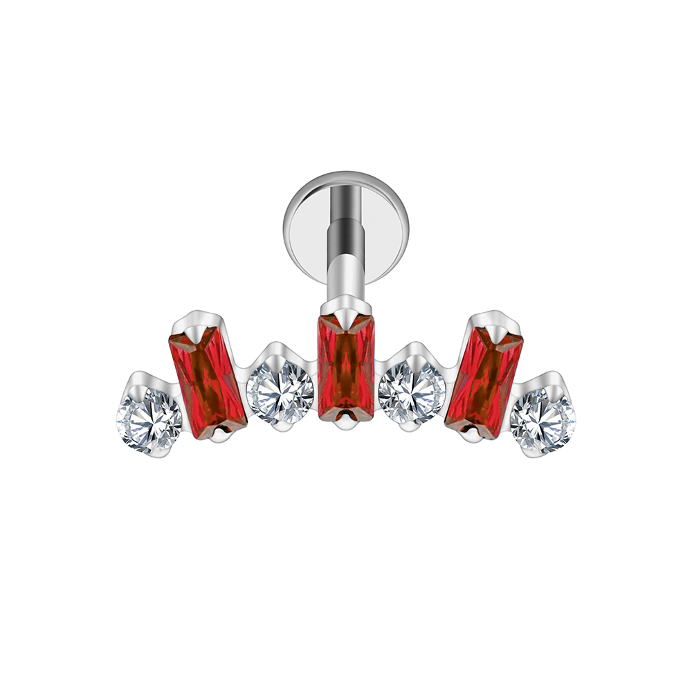 Steel/Clear+Garnet