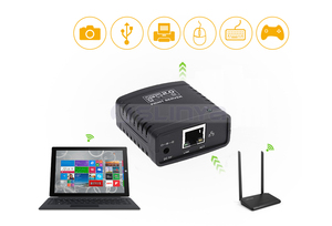 <strong>USB</strong> 2.0 LRP Print Server Share a LAN Ethernet Networking <strong>Printer</strong> Power Adapter <strong>USB</strong> HUB 100Mbps Network Print Server - Product Image 6