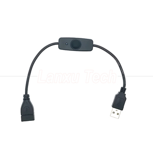 USB Type C Male to Female on off Silicon Cap Switch Extension Cable for <strong>Raspberry</strong> <strong>Pi</strong> Lamp Fan - Product Image 6