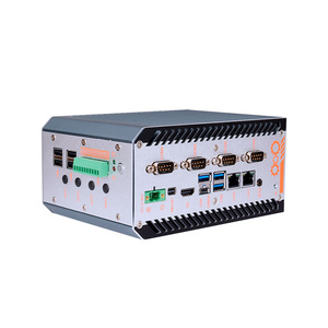 3年間の保証Din-Rail産業用コンピューターケース第12世代i5/I7 1260P CPU 2LAN SIMカードX86ファンレス組み込みミニPC - Product Image 1