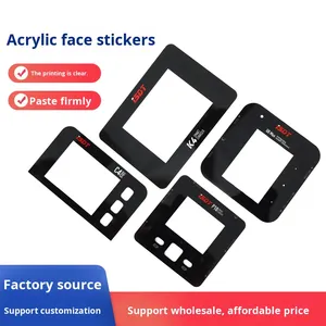 Акриловая Экологически чистая индивидуальная панель с рисунком, цветная пленка, полупрозрачная кнопка, сенсорный экран, наклейка на поверхность, вывеска, напечатанная линза - Product Image 5