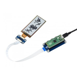 Modulo di visualizzazione E-Ink di carta elettronica flessibile da 2.9 pollici per Raspberry Pi Pico 296x128 nero/bianco SPI - Product Image 2