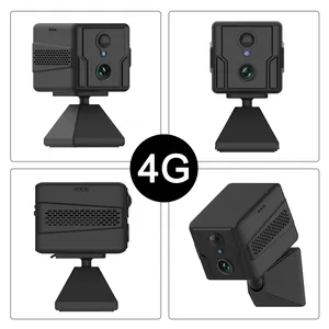 T9G6 3000mAh Mini <strong>Camera</strong> with 4G Wireless Connectivity 3MP Night Vision SIM Card Siren Mic CMOS Memory Built-in WiFi Features - Product Image 4