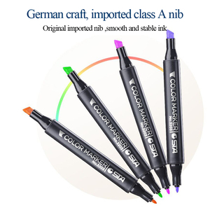 STA çift uçlu işaretleyici cilt ton resim kalemi seti kroki grafik tasarım rakamlar karikatür komik - Product Image 5