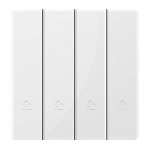 Fabrik großhandel Ultra dünnes Glas 1-4 Gang Wege Wand schalter 16A max. Aktuelle Haushalts leuchte