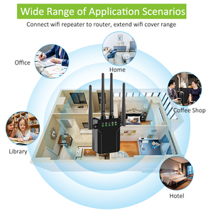 wifi repeater Signal <strong>5ghz</strong> <strong>Wi</strong>-<strong>Fi</strong> Antenna Network Signal Booster Extender 5g 1200Mbps Wifi Repeater - Product Image 5