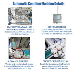 High Speed Automatic Tablets Counting Machine Sorting Counting Box case Carton Candy Snus Counting Machine - Product Image 2