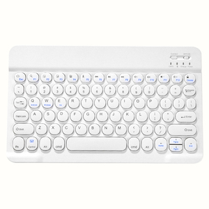 Colored Wireless Bluetooth <strong>Keyboard</strong> Round Portable Ultra-thin <strong>Keyboard</strong> for Ipad Mac <strong>Android</strong> Bluetooth <strong>Keyboard</strong> - Product Image 4