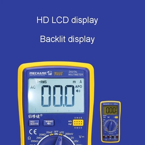 MECÁNICO V90C Inteligente Speech Broadcast Multímetro Pantalla digital automática Electricista Instrumento de medición de precisión - Product Image 6