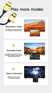 Kablo Ultra HD 4K 60Hz özelleştirilmiş mobil Video HDMI kablosu telefon TV bilgisayar kamera projektör için yüksek hızlı toplu HDMI 2.1 - Product Image 5