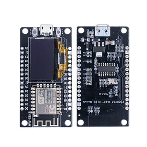 NodeMCU ESP8266 scheda di sviluppo con display 0.96 OLED CH-340 ESP-12E modulo WiFi Micro USB Micpythons ESP8266 kit - Product Image 2