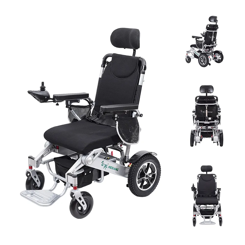 障害者および高齢者向けの自動リクライニング背もたれポータブル車椅子を備えたトップセラーモデル2023電動車椅子