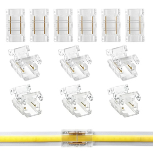 COB Strip to Wire <strong>LED</strong> Connectors 5 8 10mm Connection Solderless Extension for CCT <strong>LED</strong> Strip Lights 2 3Pin Connector - Product Image 2