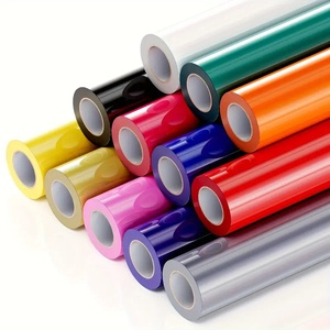 Labellet Heat Transfer <strong>Vinyl</strong> Rolls, Easy Cutting Iron on <strong>Vinyl</strong>, HTV <strong>Vinyl</strong> Bundle with 10 Assorted Colors - Product Image 1