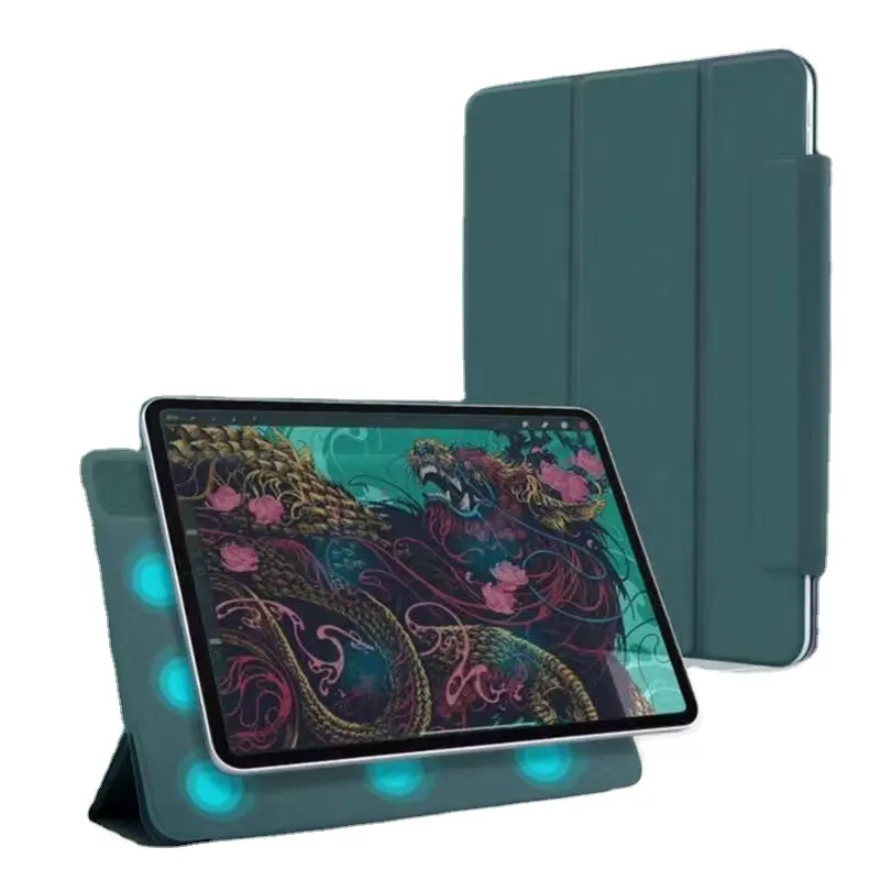 غطاء حماية فوليو الذكي المغناطيسي لجهاز iPad غطاء حماية لجهاز iPad 11 Pro جهاز لوحي مغناطيسي قوي لجهاز iPad Pro 11 2020 2021 2022