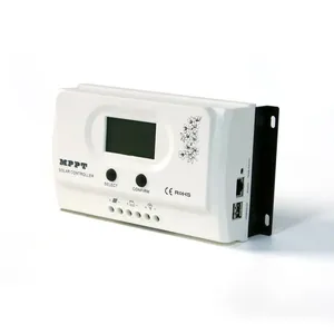 Новый 12V 24V 15a 20a 30a 40a 50a MPPT контроллер солнечного заряда с ЖК-дисплеем, сертифицированный RoHS максимальное напряжение PV 150v - Product Image 3