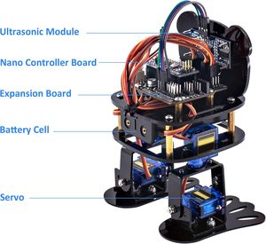 DIY 4-DOF Panda Robot elektron kiti dans programlanabilir Robot kiti desteği Android APP kontrolü Arduino ile uyumlu