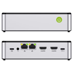 Intel N150 MIni PC Win 11 Pro &amp; Linux OS Desktop PC Mini PC 12GB LPDDR5 64GB Emmc with M.2 2280 Slot*4 Portable <strong>Computer</strong> Host - Product Image 1