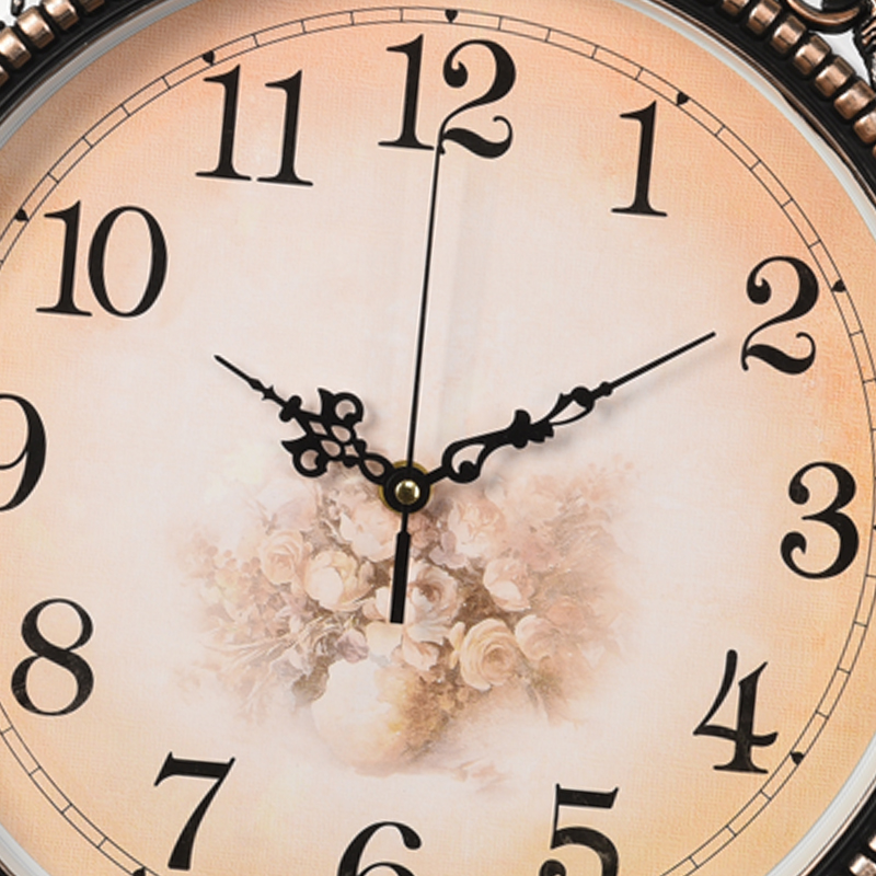 Decoration  Aluminum Clocks Home Decorative Metal Wall Clock
