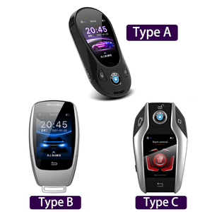 Evrensel modifiye uzaktan araba LCD akıllı anahtar Toyota Honda için BMW Benz Audi rahat giriş araba akıllı dokunmatik araba anahtarı - Product Image 2
