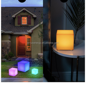 ไฟลูกบาศก์ RGB 10x10x10ซม. โคมไฟตั้งโต๊ะสำหรับวันคริสต์มาสไฟกลางคืนตกแต่งทรงลูกบาศก์พร้อมรีโมทคอนโทรลลูกบาศก์ไฟ LED 6นิ้ว - Product Image 6
