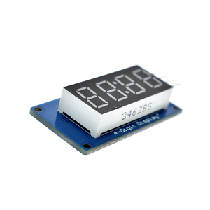 TM1637 0.36インチLEDディスプレイモジュール7セグメント4ビットデジタルチューブRED Anode 4シリアルドライバーボード製品カテゴリIC - Product Image 3