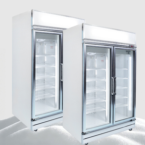 High-End 2 Door Luxury Display <strong>Chiller</strong> For F&amp;B Display Chilled Beverages and Dairy Products - Product Image 2