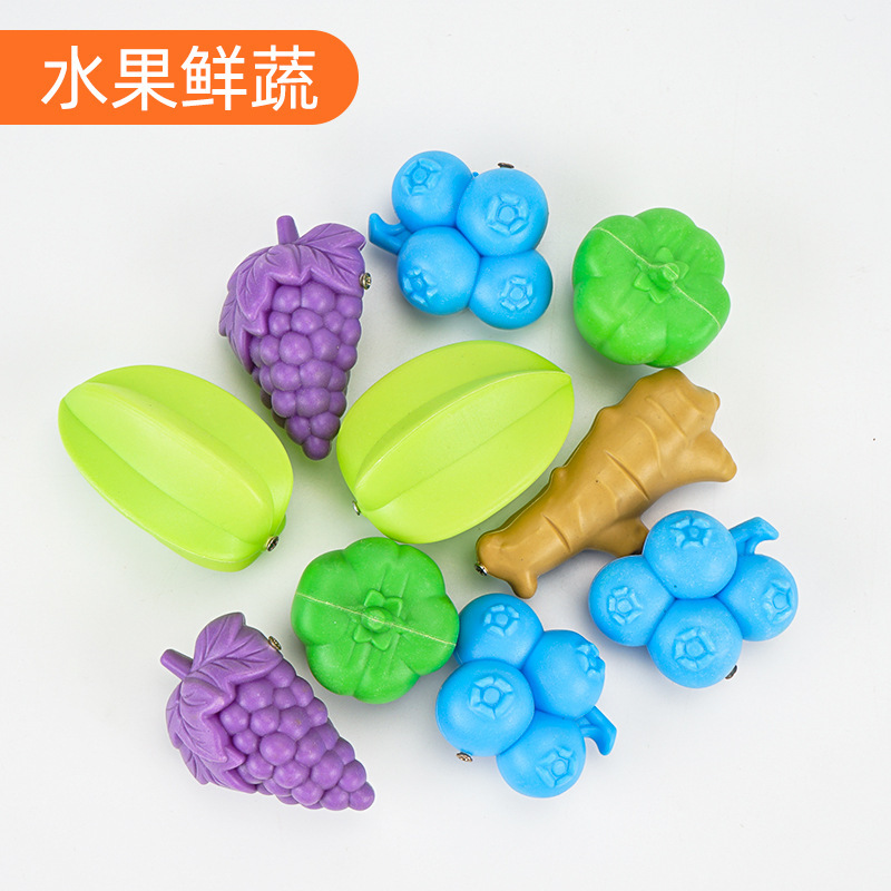 10 three-dimensional fruits and vegetables