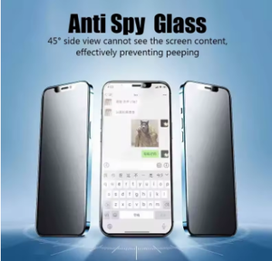 2 adet gizlilik temperli cam iPhone 15 14 13 11 Pro 12 Mini XS Max X XR Anti casus cam iPhone 1213 14 15 ekran koruyucu - Product Image 3