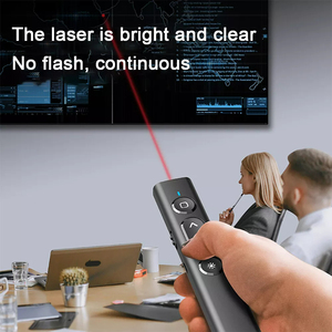 Migliore qualità 2.4G presentatore Wireless senza fili presentazione Clicker remoto con puntatore Laser clicker per la presentazione - Product Image 3