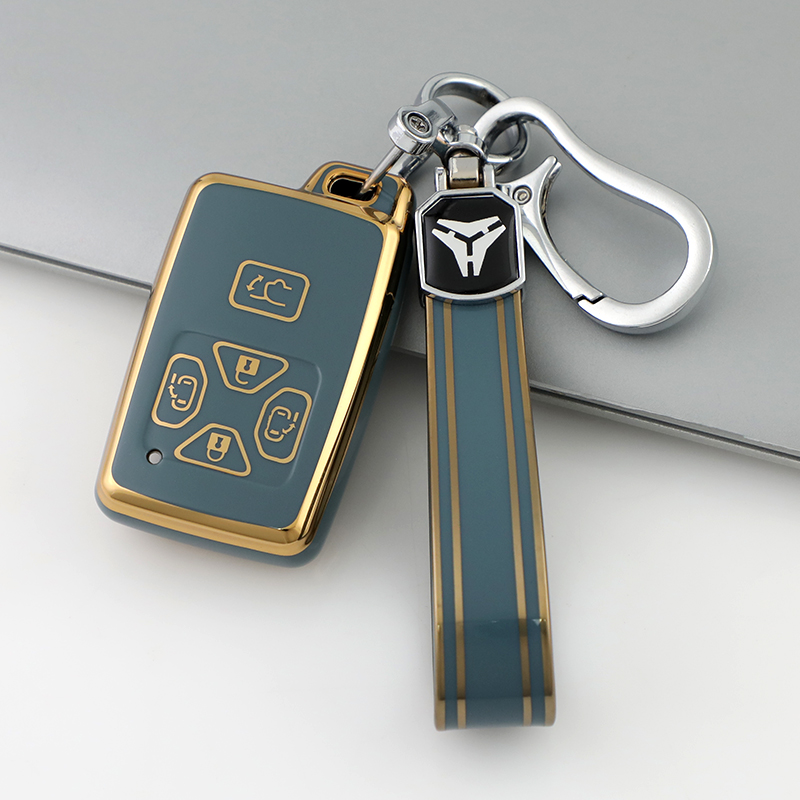 5 Button Blue + Keychain