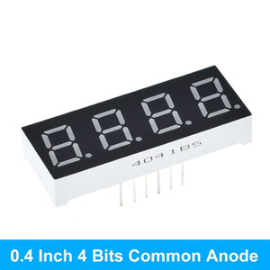 0.<strong>4</strong> Inch <strong>Digital</strong> Tube <strong>LED</strong> <strong>Display</strong> 1Bit 2 Bit 3 Bit <strong>4</strong> Bit Clock Common Anode Cathode 0.<strong>4</strong>&quot; 7 Segment <strong>Led</strong> DIY Red Board