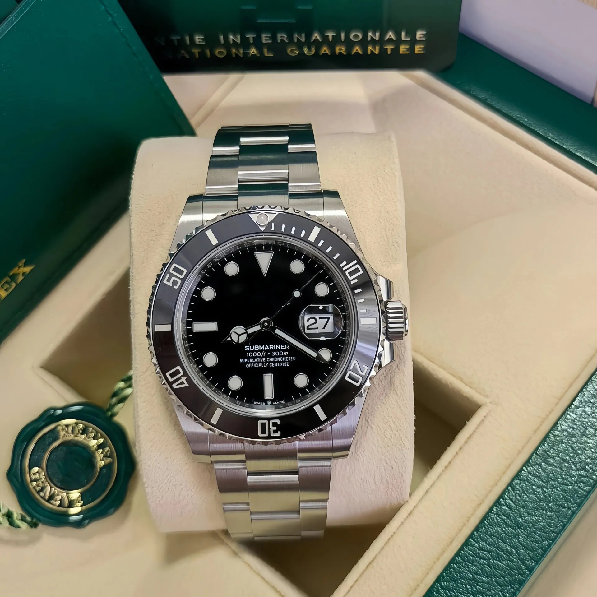 Relógio mecânico personalizado de alta qualidade para Rolex, atacado OEM 5A, super clone, aço 904L, safira e espelho