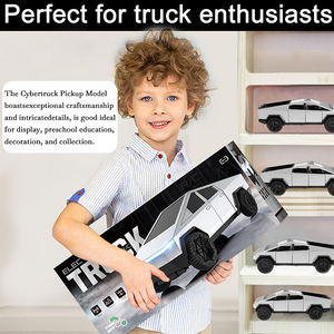 1:16 uzaktan kumanda araba Tsl simülasyon Diecast araba oyuncak Model T Esla Cybertruck oyuncak alaşım yarış Rc araba için Boy - Product Image 3