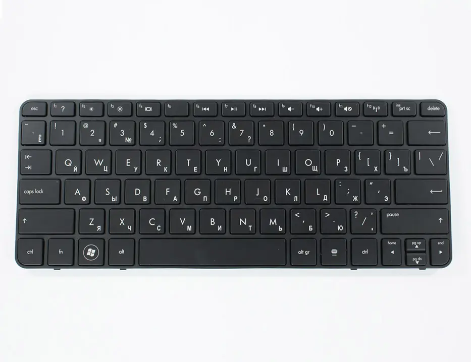 Replacement Laptop keyboard for HP for Compaq Mini 1003 1103 110-3500 110-3510 210-3000 210-3001 210-3002 rus black chiclet