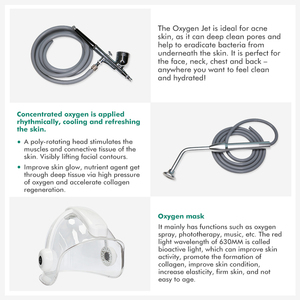 3 en 1 Spa Oxygen Jet Peel Oxygen Facial Machine Hyperbare Oxygénation Dome O2 Skin Rejuvenation Hydro Oxygen Facial Machine - Product Image 4