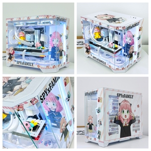 <strong>Excellent</strong> Quality Newest Design SPY FAMILY Anya M-Atx Gaming <strong>Computer</strong> <strong>Cases</strong> Mid Tower MicroATX Form Tempered Glass for Home Use - Product Image 4