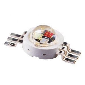 3W 9W12WハイパワーRGBトリカラーLEDダイオード赤緑青舞台照明用4ピン6ピン - Product Image 1