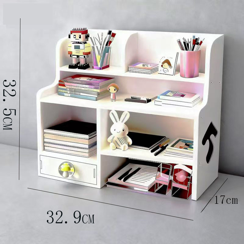 A69 Little Mushroom White Bookshelf