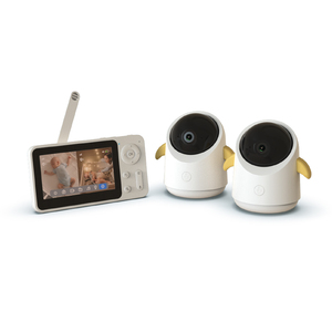 Sistema de video con monitor para bebés de 1080p con intercomunicador para cámara de género neutral para guardería - Product Image 1
