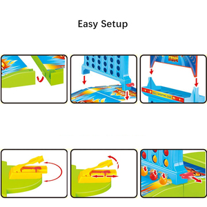 Connect Shots Bouncing Balls Board <strong>Game</strong> with 2 Catapult Shooters Interactive Battle <strong>Game</strong> Fun Time for Kids 4 in a Row - Product Image 4