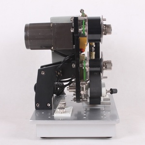 Halbautomat ische elektrische Farbband-Chargen codierung druckmaschine 10 Motor kartons 2 und 3 Zeilen Nummern stempelset für Kunststoff akzeptieren - Product Image 3