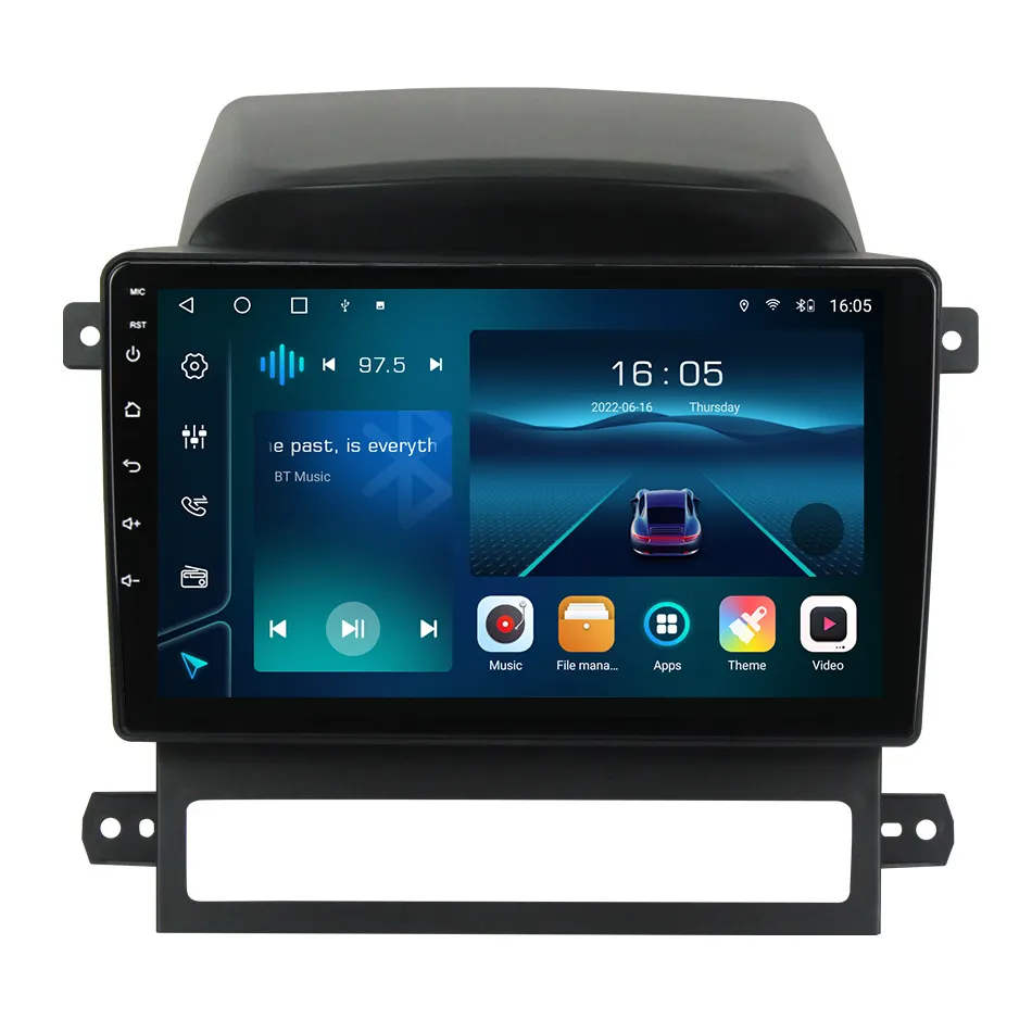 Krando 9 "Hệ thống âm thanh xe hơi cho Chevrolet Captiva 2008 2012 xe DVD đa phương tiện DSP Carplay màn hình phản chiếu 4G Thẻ Sim