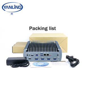 Yanling-potente ordenador industrial Sin ventilador, pc integrado con procesador intel i9-9900T, 35W - Product Image 5