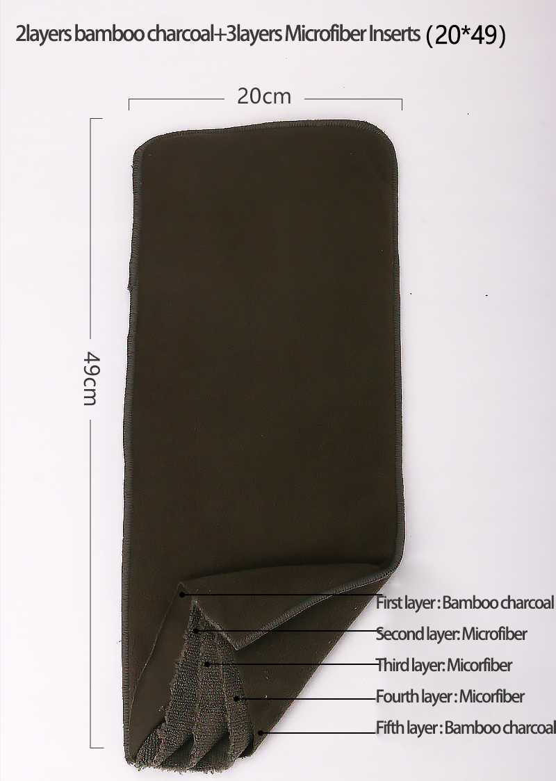 5 couches de charbon de bois Bmaboo (20*49)