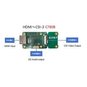 Standard Suitable HDMI to CSI-2 Audio Adapter Board <strong>Input</strong> Upto 1080p60fps for <strong>Raspberry</strong> <strong>Pi</strong> 4B 3B 3B + Zero W