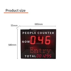 热卖发光二极管数字显示人计数器红外传感器自动门禁系统，用于公共汽车和计数应用 - Product Image 4