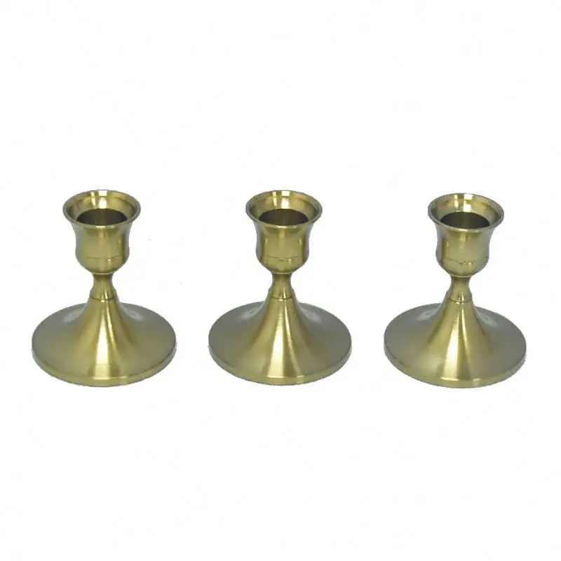 ZHCY produttori vendite dirette all'ingrosso tavolo moderno matrimonio candela decorazione staffa metallo bronzo portacandele