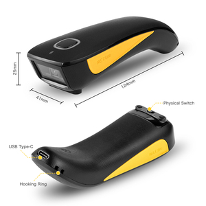 Escáner de imagen QR 2D portátil NETUM PDF417 código de matriz de datos para iPad, iPhone, Android, tabletas o computadora PC C750 - Product Image 1